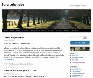 SanaPuhuttelee